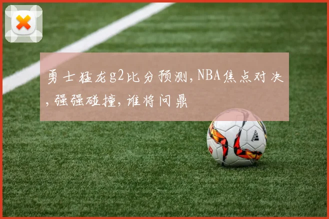 勇士猛龙g2比分预测,NBA焦点对决,强强碰撞,谁将问鼎